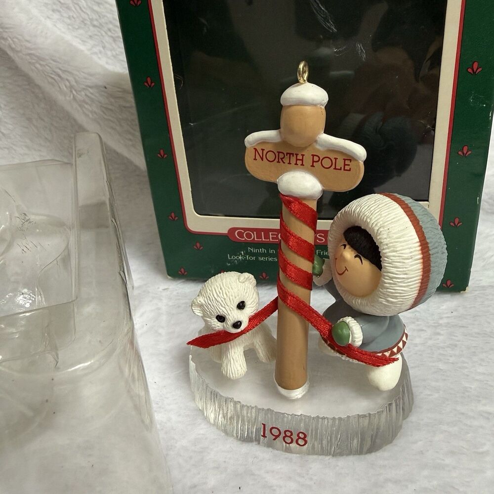 Hallmark Keepsake Ornament 1988 Frosty Friends North Pole 9th In Series